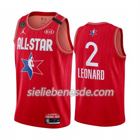 Herren NBA LA Clippers Trikot Kawhi Leonard 2 2020 All-Star Jordan Brand Rot Swingman